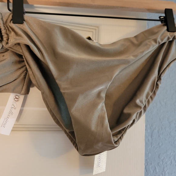 NWT Bellisima Platinum Bikini Bathingsuit W/ Swarovski Elements Size Xtra Large - Picture 8 of 13